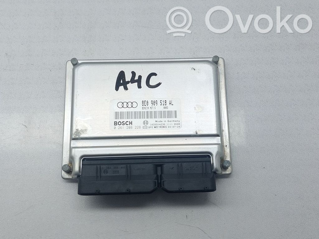 Audi A4 S4 B6 8E 8H Calculateur moteur ECU 