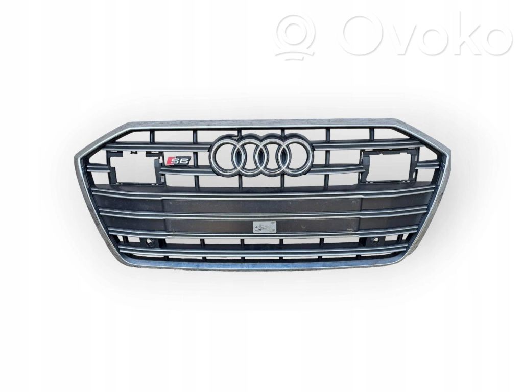Audi A6 S6 C8 4K Etupuskurin ylempi jäähdytinsäleikkö 