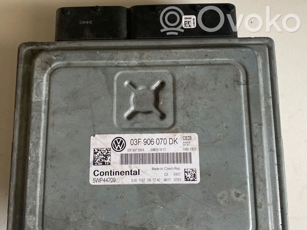Engine control unit/module   03F906070DK,03F907309A,5WP44709