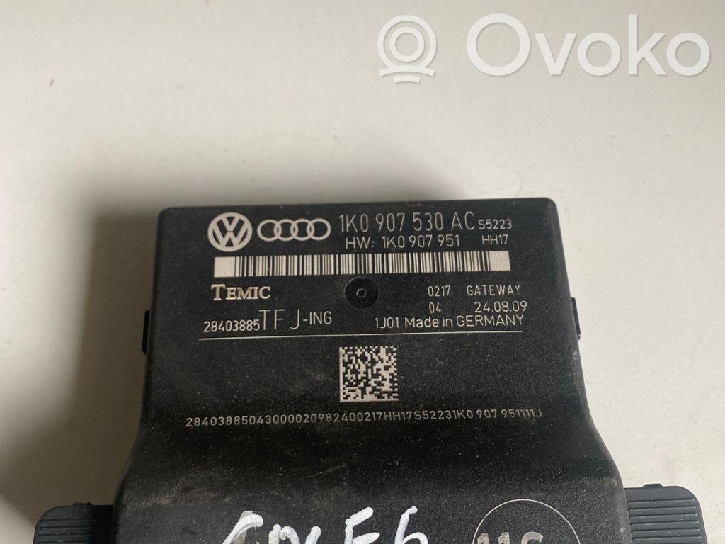 Volkswagen Golf VI Gateway control module 