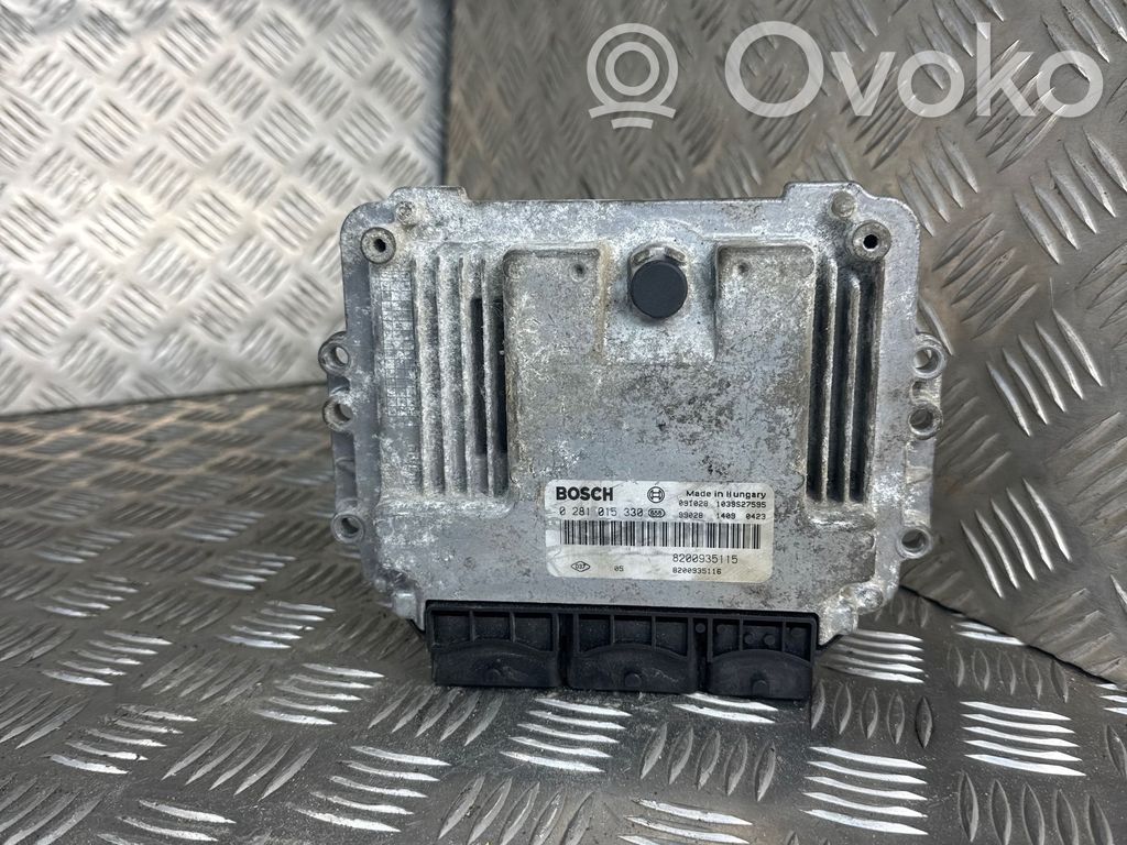 Engine control unit/module   0281015330,8200935115,8200935116