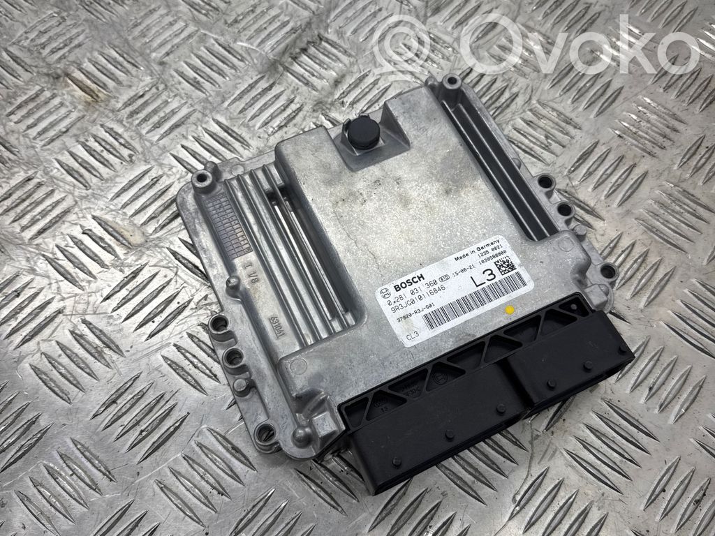Engine control unit/module   0281031360,37820R3JG01,1039S88900,9R3JG010116846