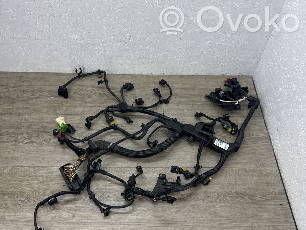 BMW 3 F30 F35 F31 Wiązka przewodów silnika 