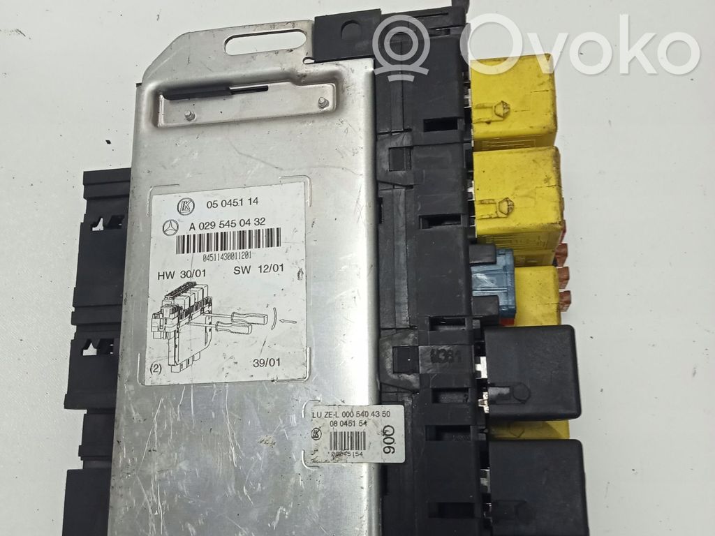 Mercedes-Benz CL C215 Módulo de fusible 