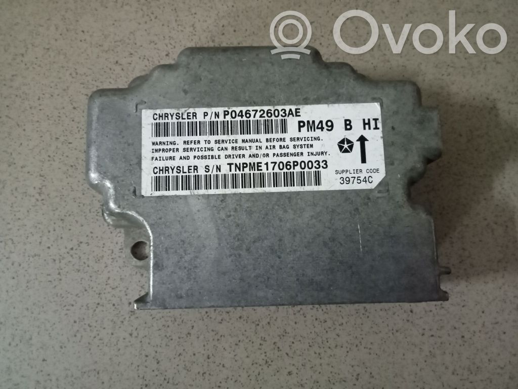 Dodge Journey Airbag control unit/module 