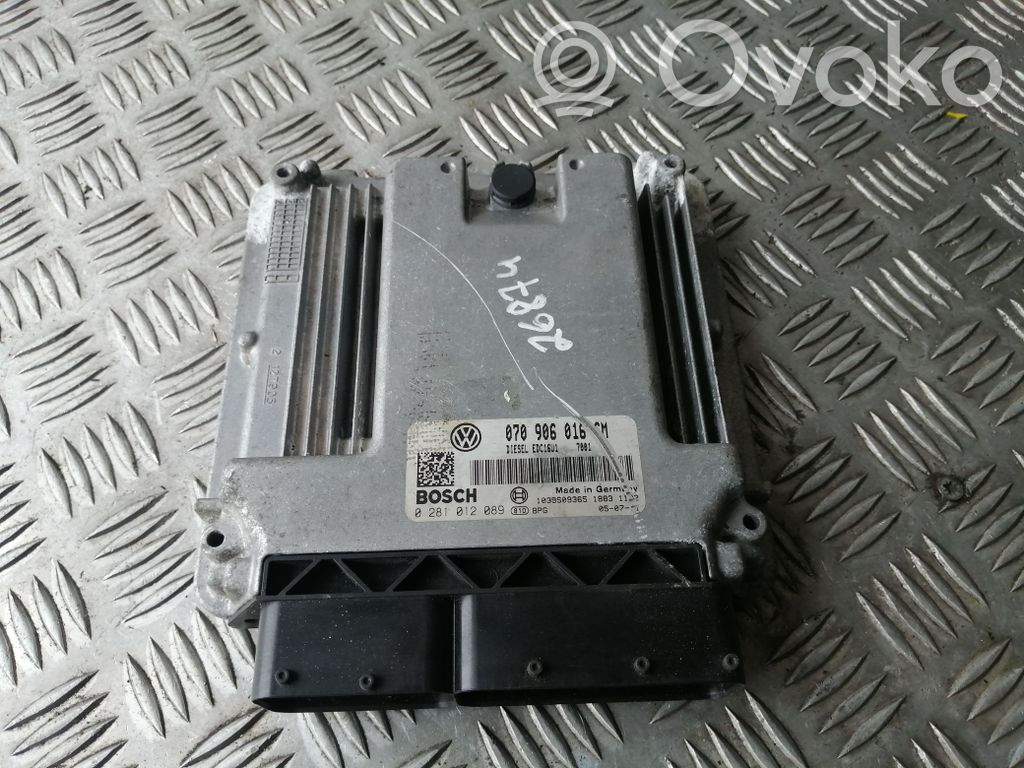 Engine control unit/module   070906016CM,0281012089
