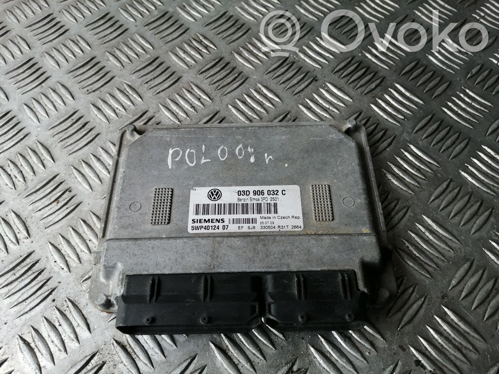 Engine control unit/module   03D906032C,5WP4012407