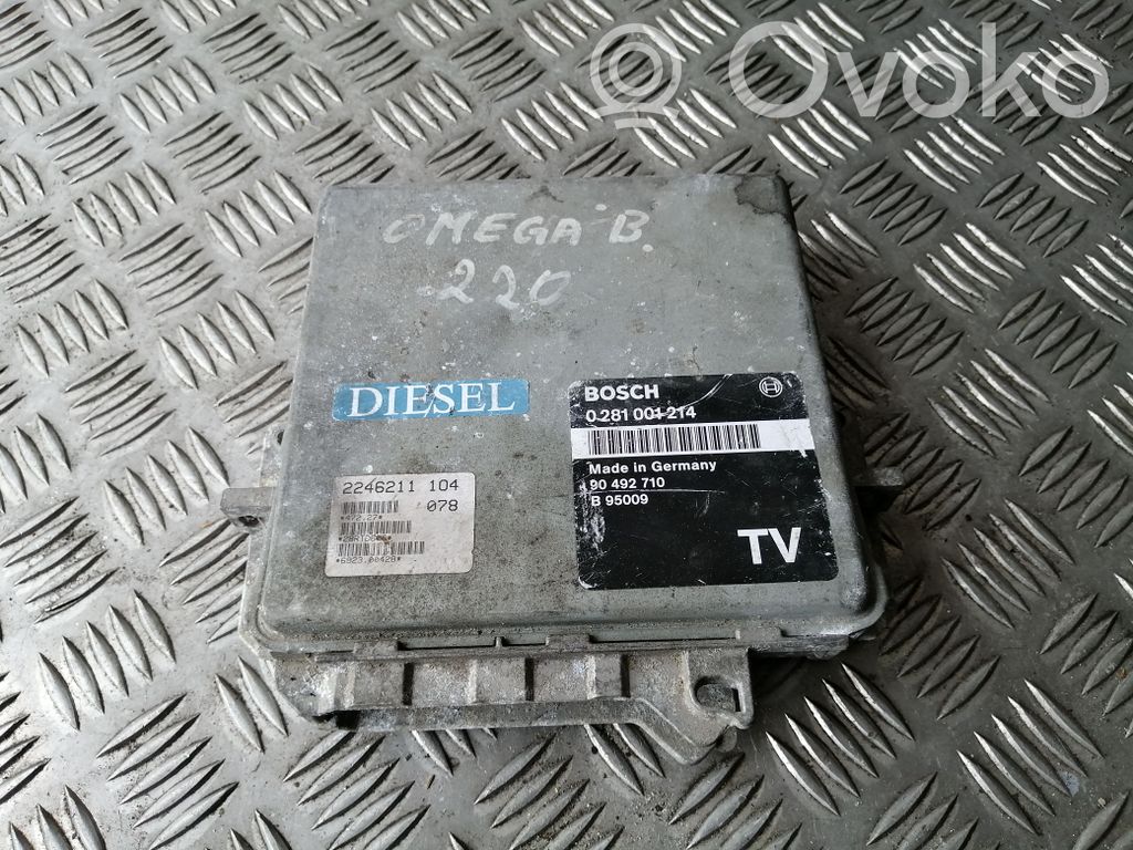 Opel Omega B1 Engine control unit/module 