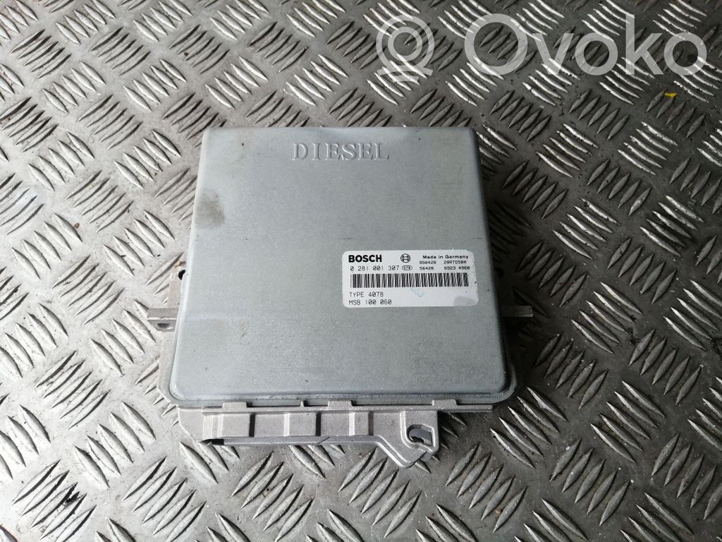 Engine control unit/module   0281001307,MSB100060