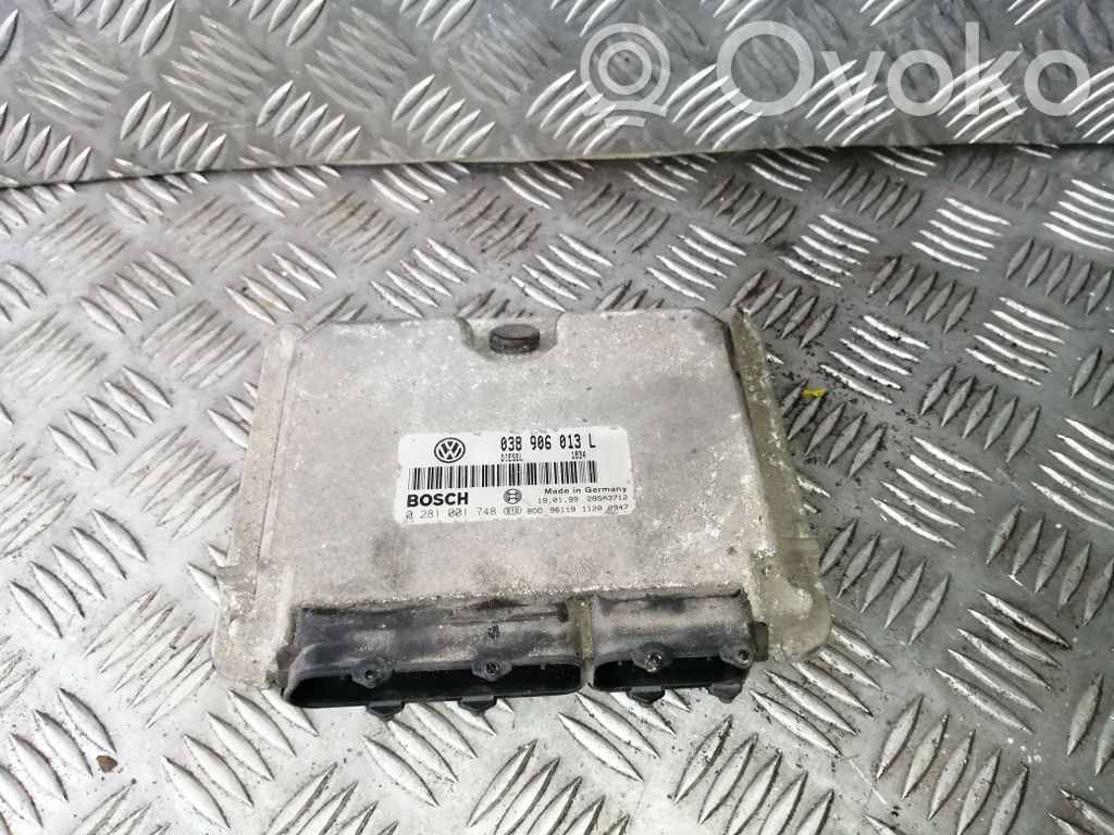 Engine control unit/module   038906013L,0281001748