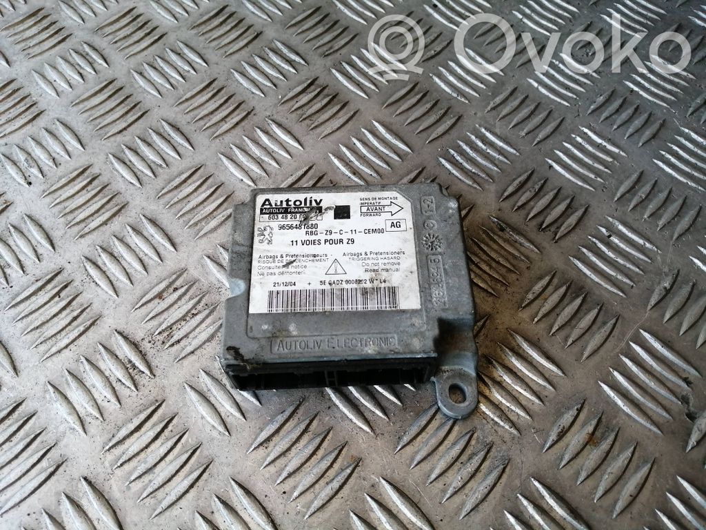 Peugeot 607 Unitate/modul de comandă airbaguri 
