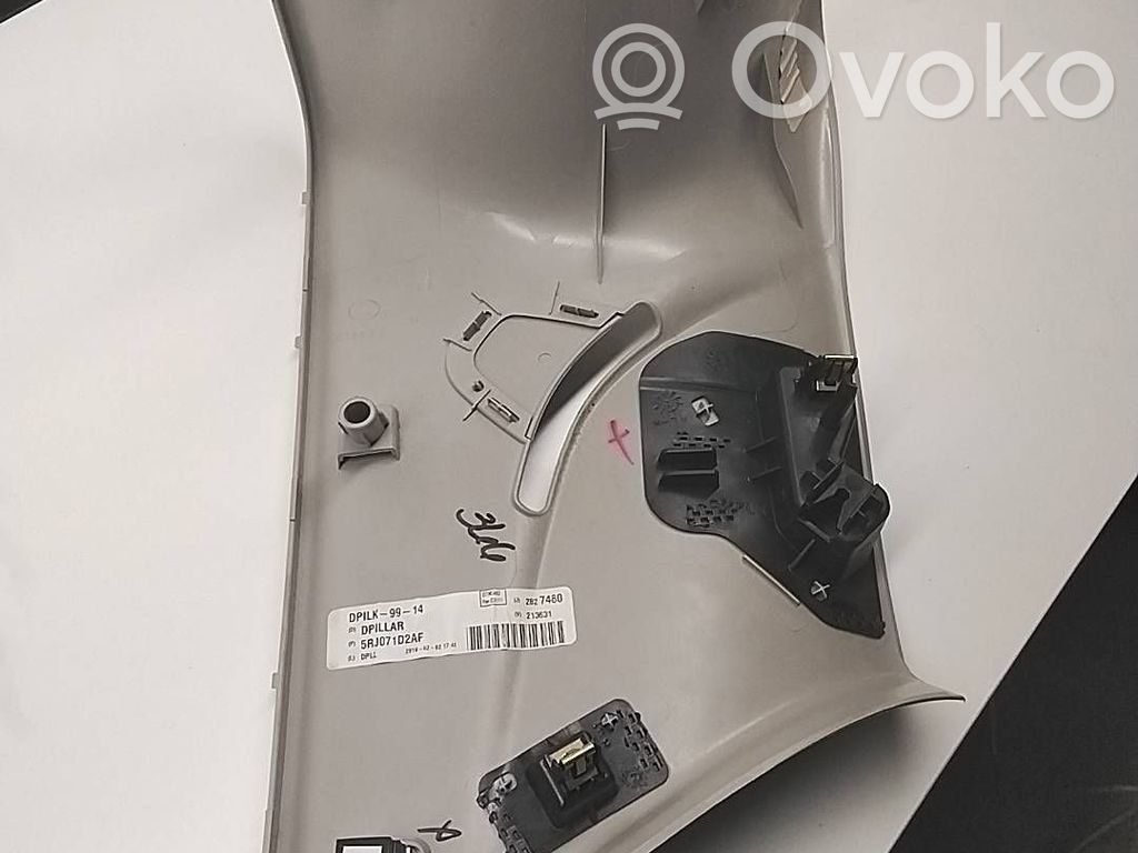 Chrysler Pacifica Moldura del control de asiento de la puerta delantera 
