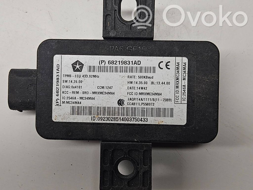 Dodge Challenger Tire pressure control unit 