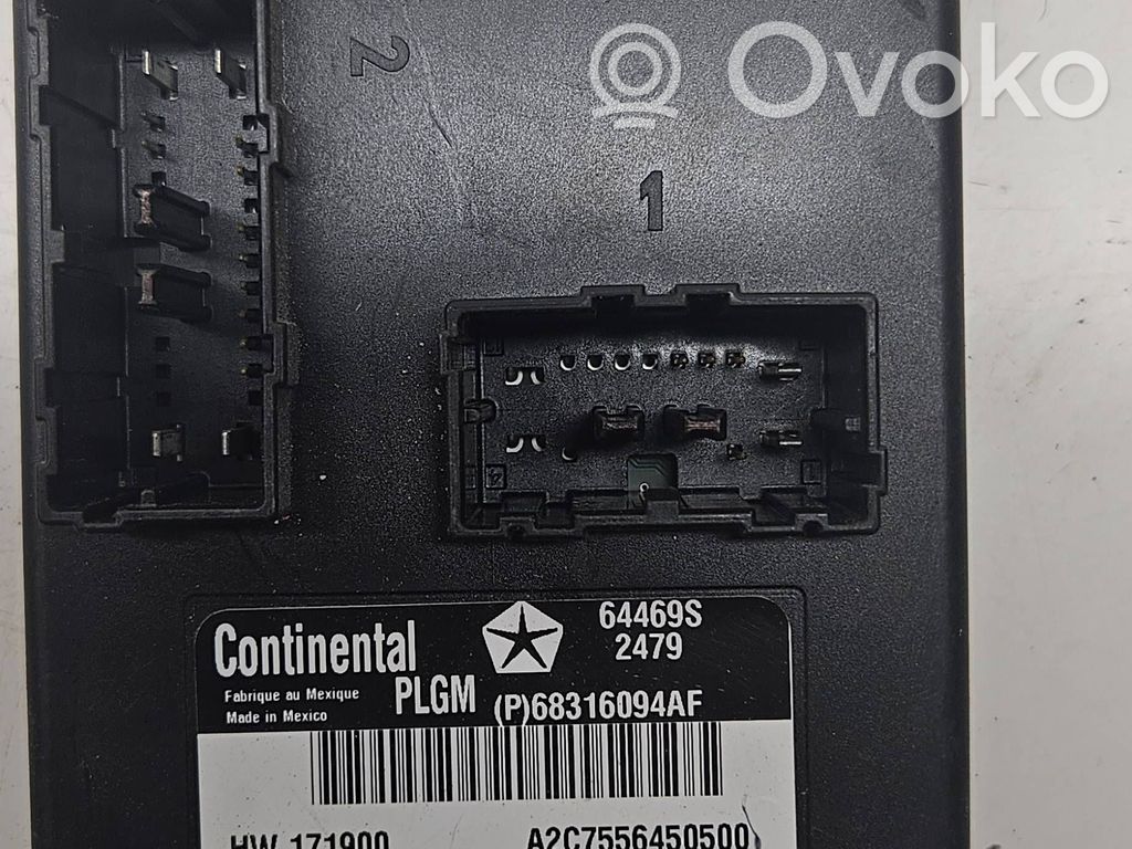Chrysler Pacifica Bagažinės dangčio valdymo blokas 