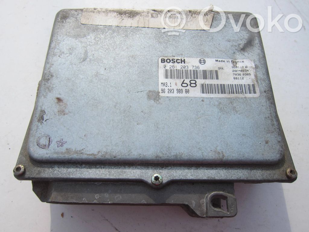 Citroen Saxo Engine control unit/module 