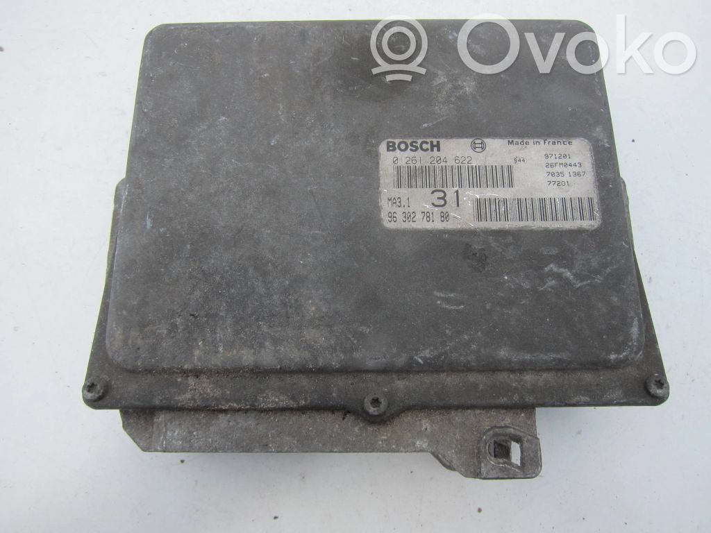 Peugeot 206 Engine control unit/module 