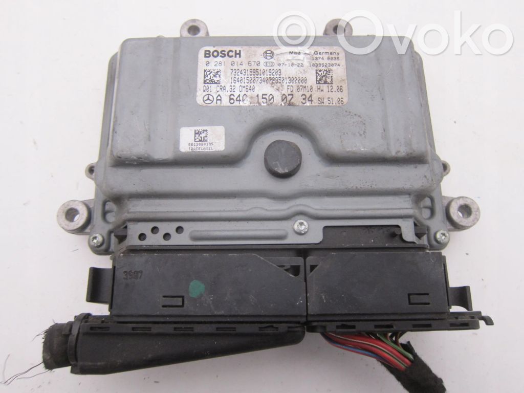 Mercedes-Benz A W169 Unitate/modul de control motor 