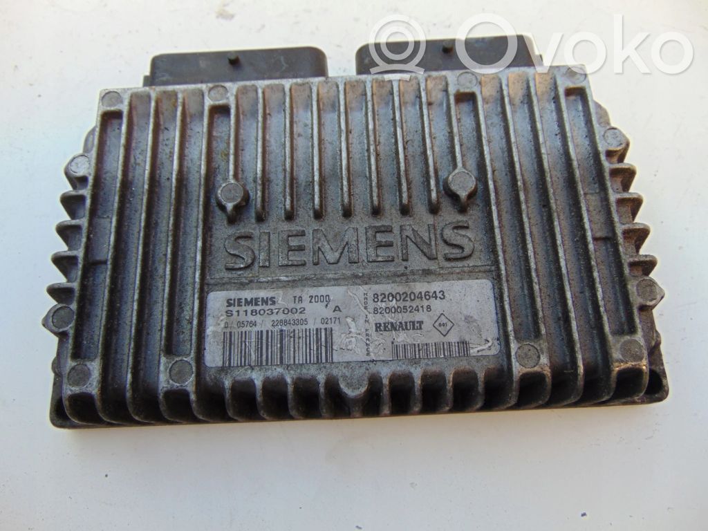 Gearbox control unit/module   8200204643,S118037002A
