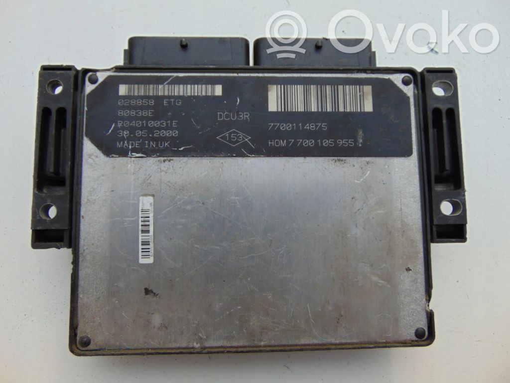 Renault Clio II Engine control unit/module 