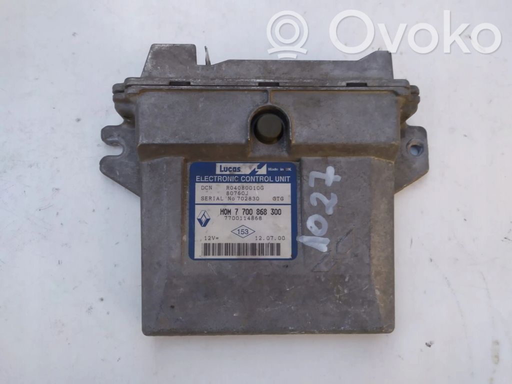 Renault Clio II Engine control unit/module 