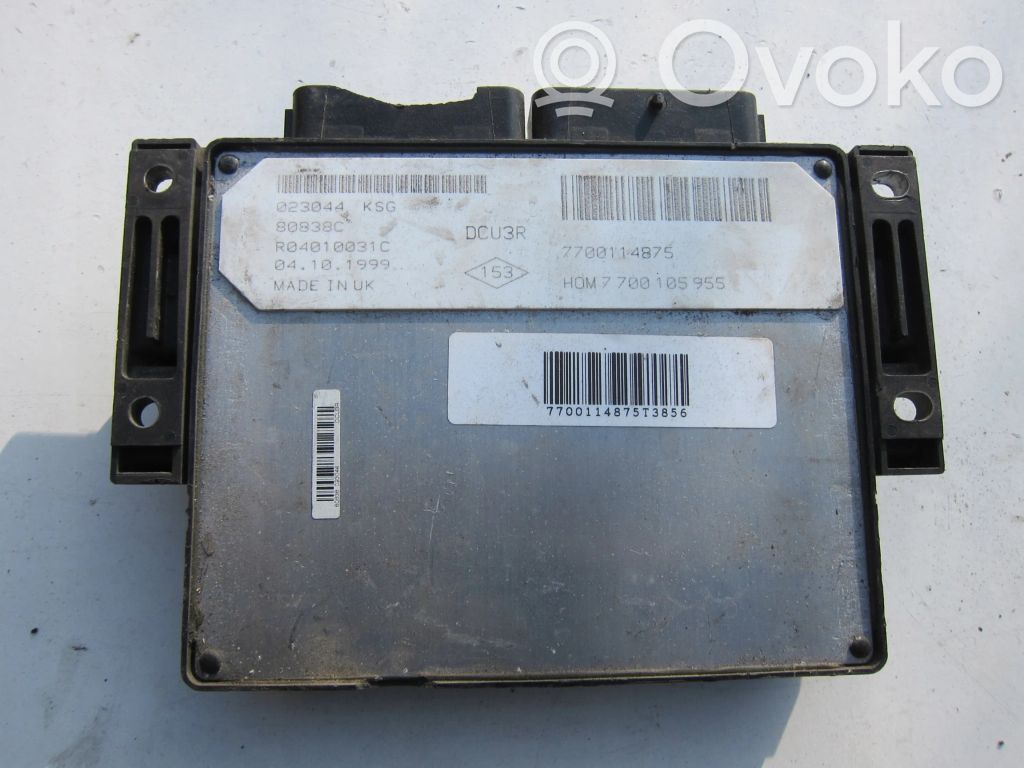 Engine control unit/module   7700105955