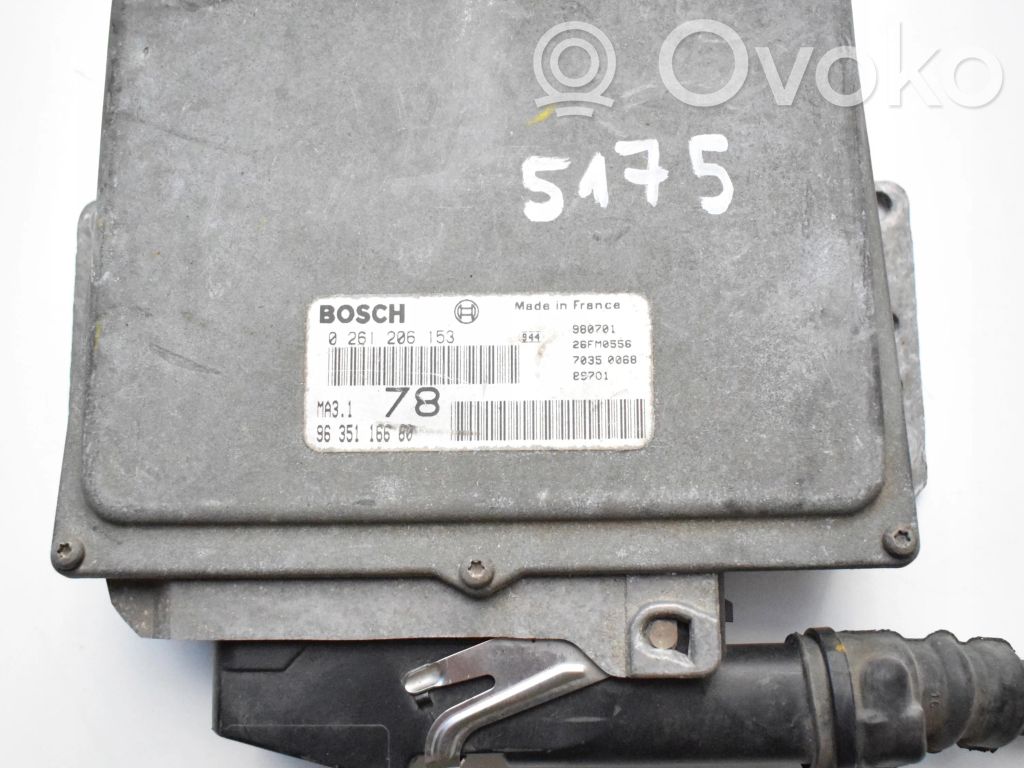Peugeot 106 Engine control unit/module 