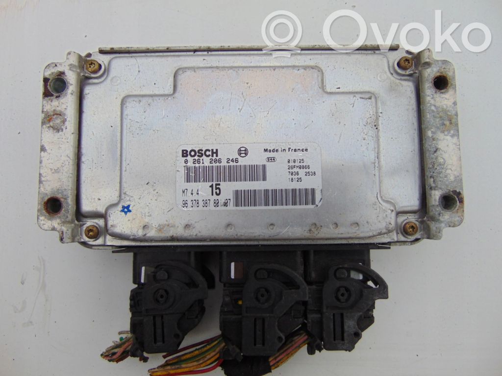 Engine control unit/module   9637838780,0261206246
