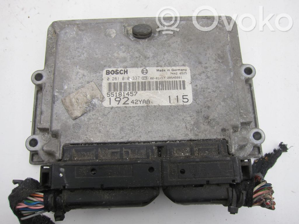 Engine control unit/module   55181457,0281010337