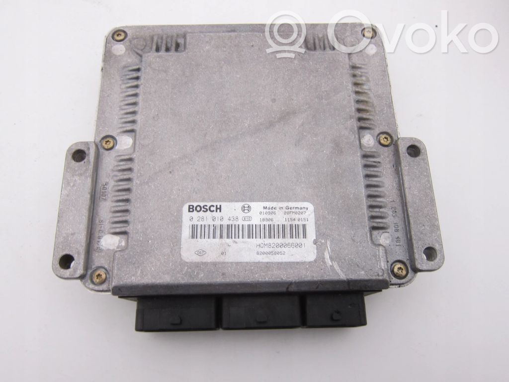 Engine control unit/module   8200066001,0281010438
