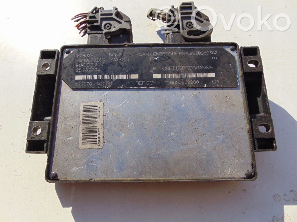 Engine control unit/module   9650359580,9650360080