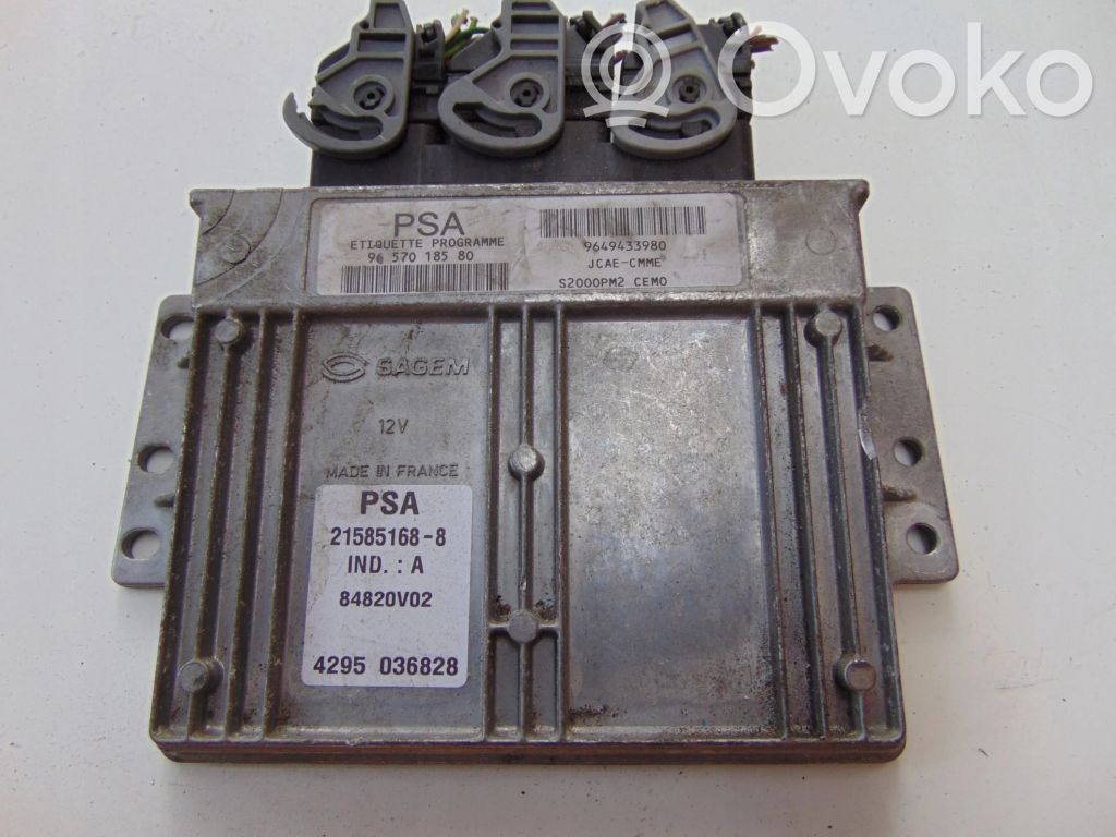 Citroen C3 Engine control unit/module 