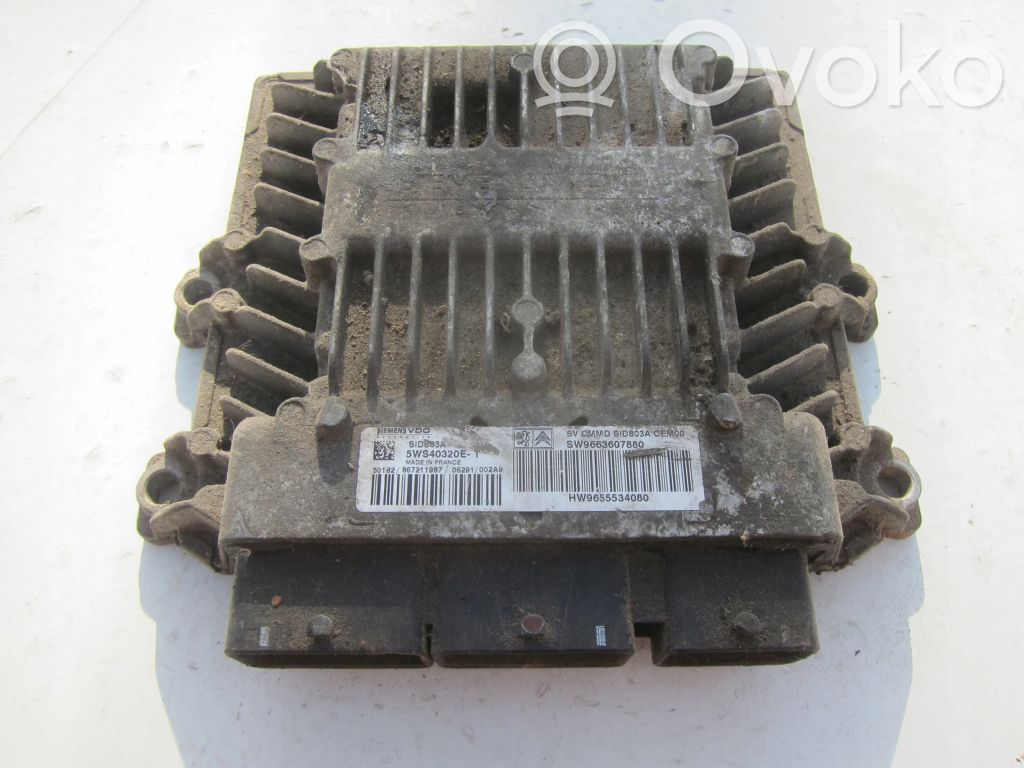 Engine control unit/module   9663607880,5WS40320ET