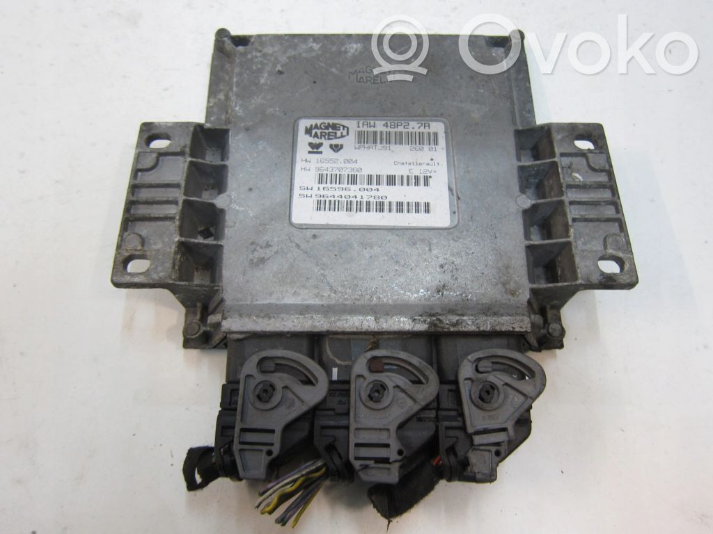 Peugeot 206 Sterownik / Moduł ECU 