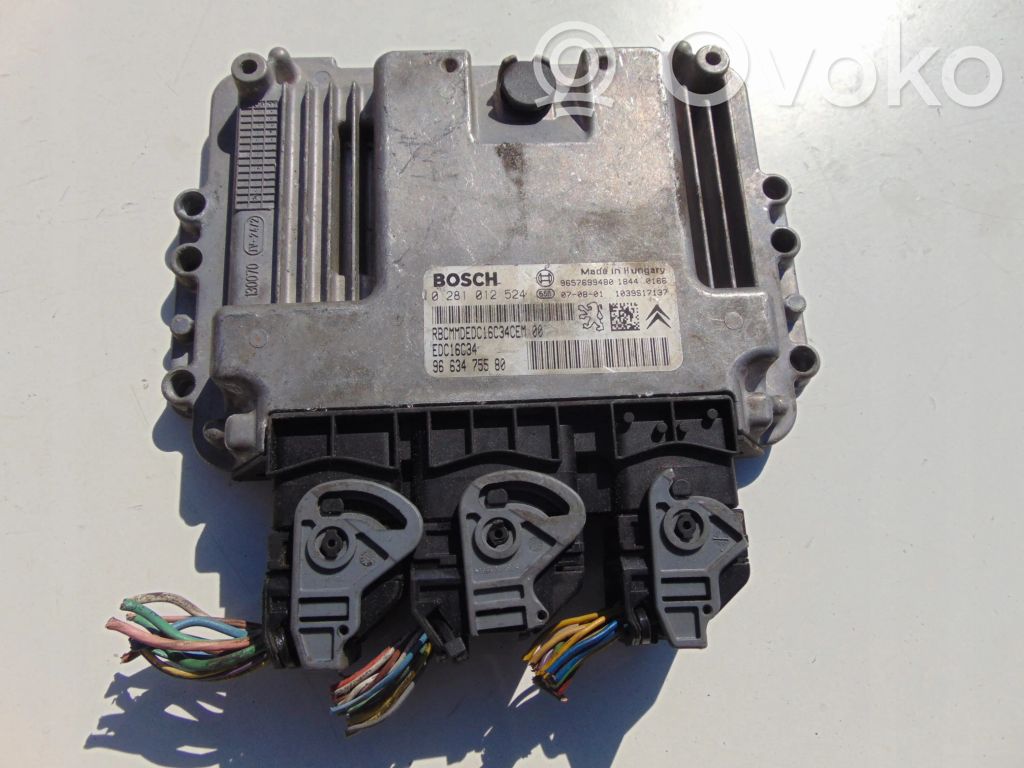 Citroen C3 Pluriel Engine control unit/module 