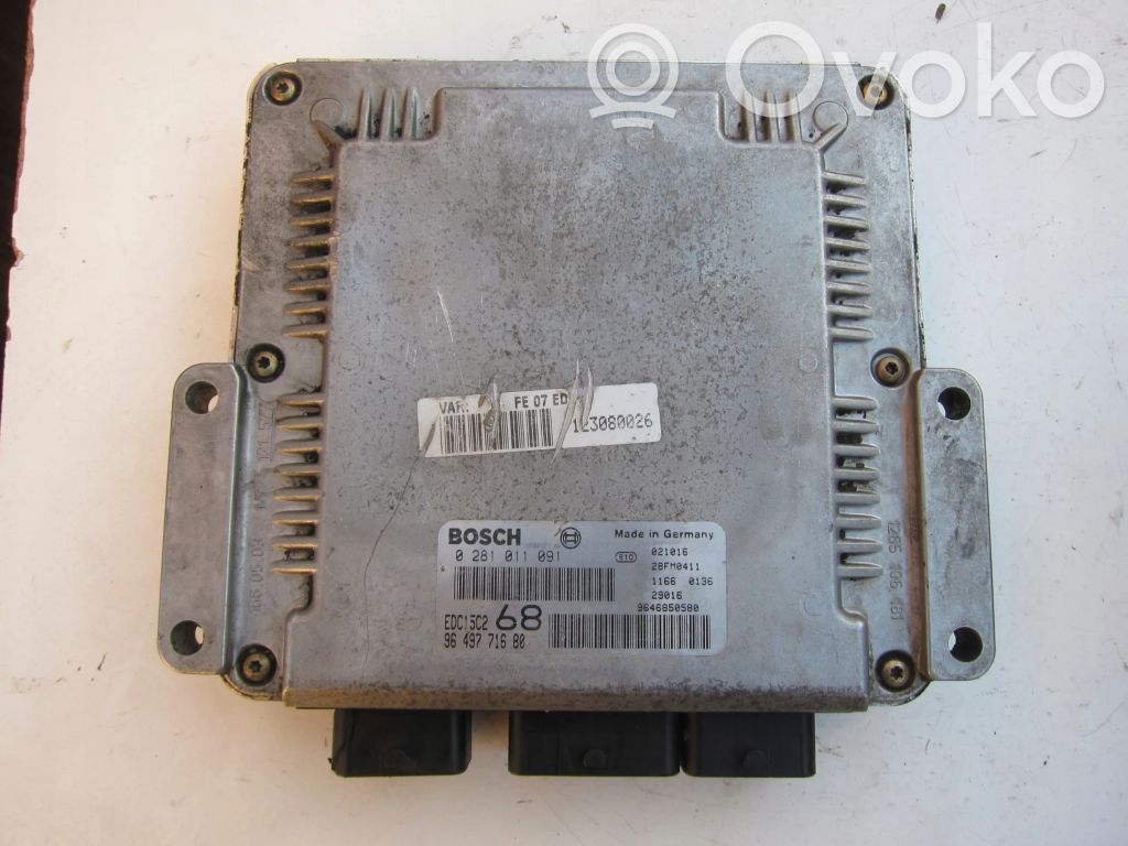 Citroen C5 Engine control unit/module 