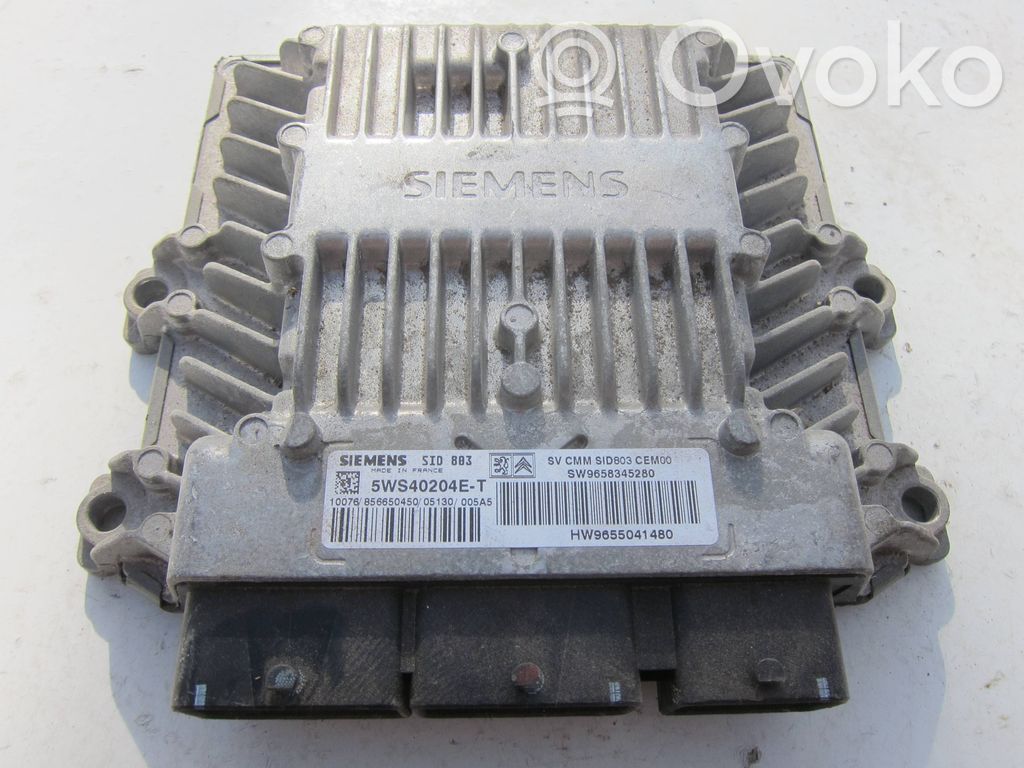 Peugeot 407 Engine control unit/module 
